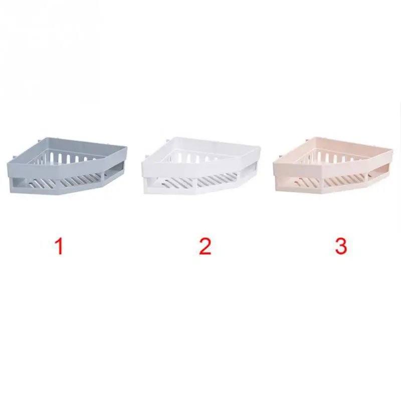 Угловая полка для ванной комнаты хранения стен Домашний Органайзер держатель