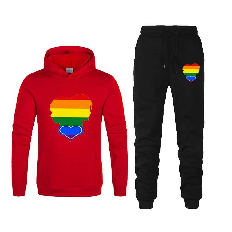 Новинка Брендовые мужские толстовки комплекты для бега мужская спортивная