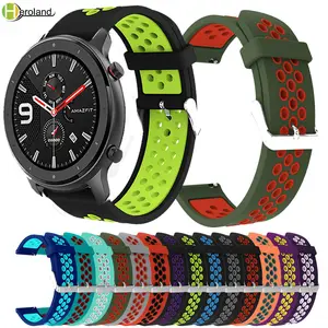 Ремешок силиконовый 22 мм для Huami Amazfit GTR 47 ммAmazfit Stratos 3 2  2S Pace