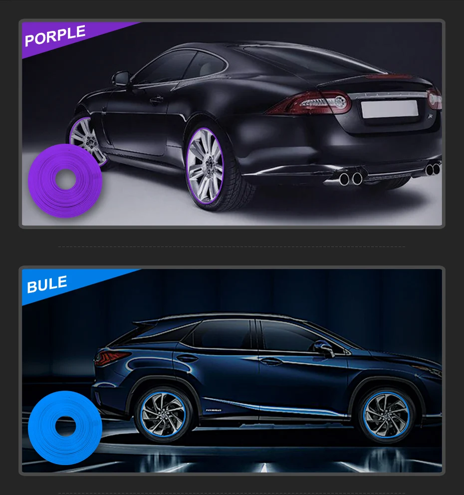 8 м/рулон новинка 2020 чехол на обод колеса автомобиля|Лепнина для интерьера| |