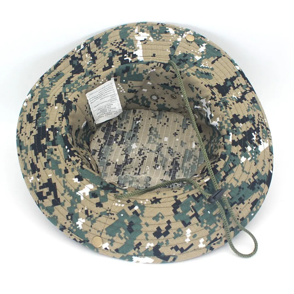 Унисекс камуфляжная шляпа бренда Gorra Boonie в стиле милитари тактическая
