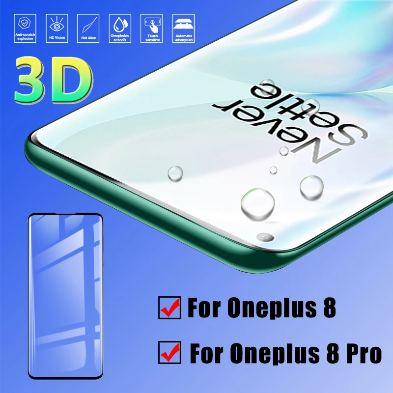 Для oneplus 8 pro стекло Oneplus Защита экрана One Plus 8Pro защитная пленка 9H Pro8 Tremp 1Plus 8pro