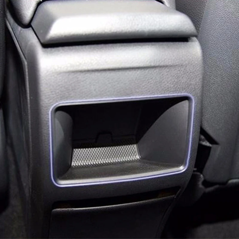 

ABS Rear Row Air Conditioning Vent Trim Accessories with Car Styling Door Panel Decoration Stickers Trim Doorknob Covers