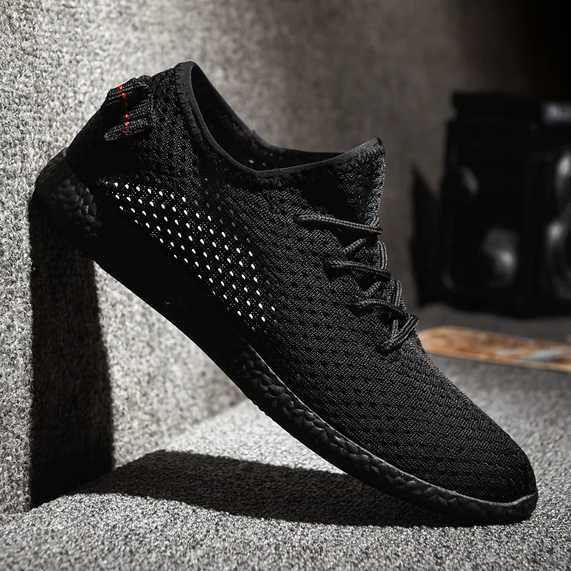 Новые летние мужские кроссовки удобная спортивная обувь дышащие Нескользящие