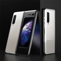 new pc frosted matte flip case shockproof phone cover for samsung galaxy fold phone accessories ultra slim full protection shell