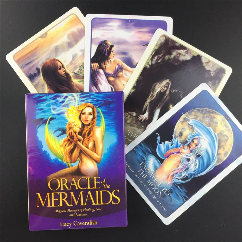 NEW Tarot Cards The Mermaids Oracle Card Home Deck Table Game Portable Friend Party Entertainment Board Wholesale | Спорт и