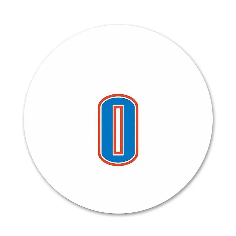

Basketball number Icons Pins Badge Decoration Brooches Metal Badges For Backpack Decoration 58mm