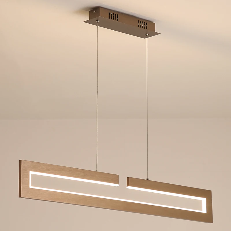 современый Люстра в кабинете барной стойки линейная люстра на стойке