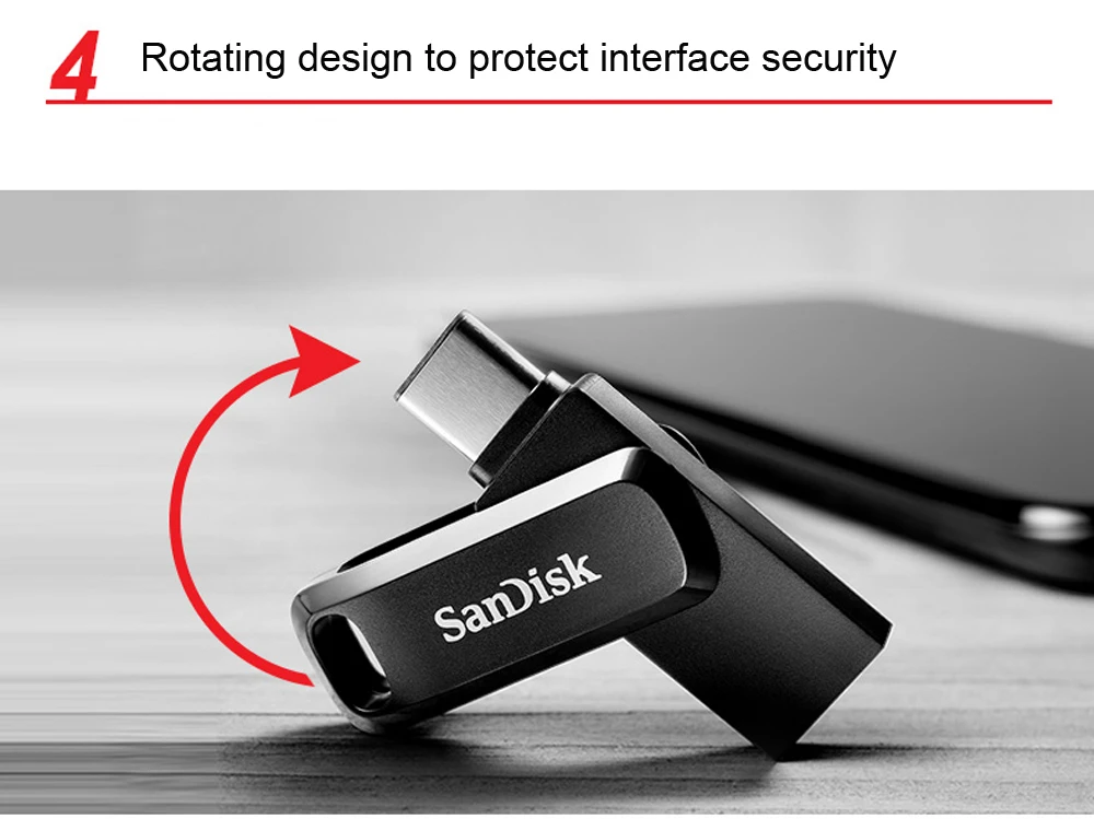 SanDisk флеш-накопитель USB 32 Гб 64 Гб 128 ГБ 256 ГБ ультра двойной USB3.1 диск OTG type-C флеш-накопитель 150 м/с для смартфонов и ноутбуков