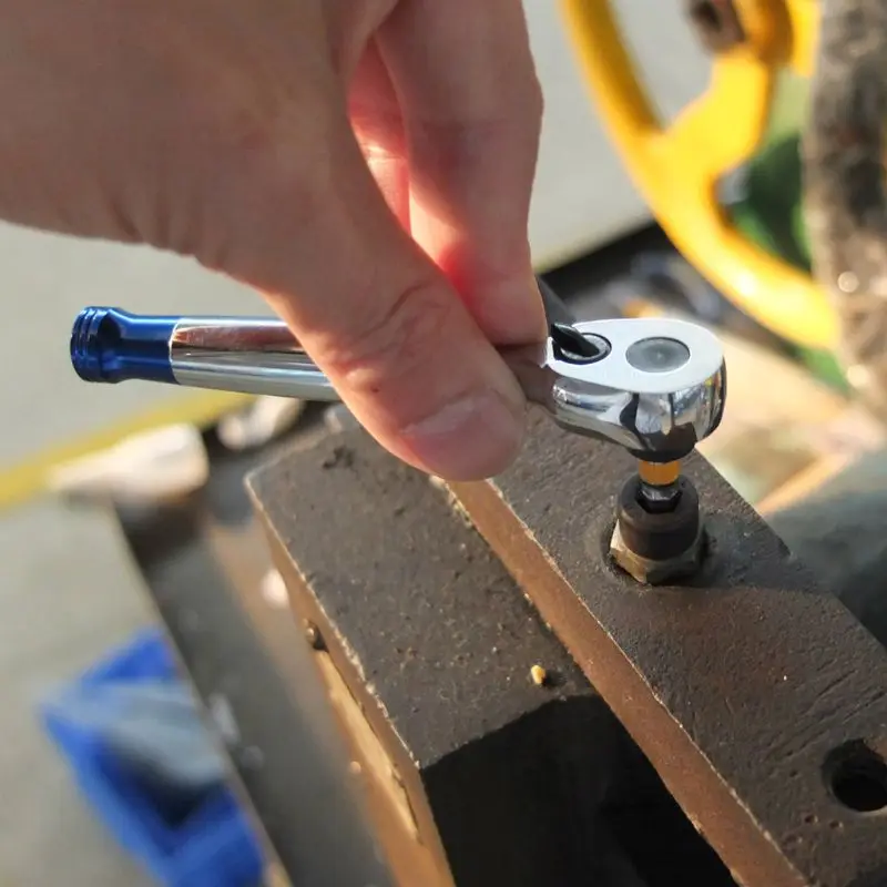 

1/4" Ratchet Wrench 85mm/100mm Ratchet Wrench Drill Bit Handle Bit Mouth Screwdriver Bit Socket Wrench Drill Bit Screwdriver