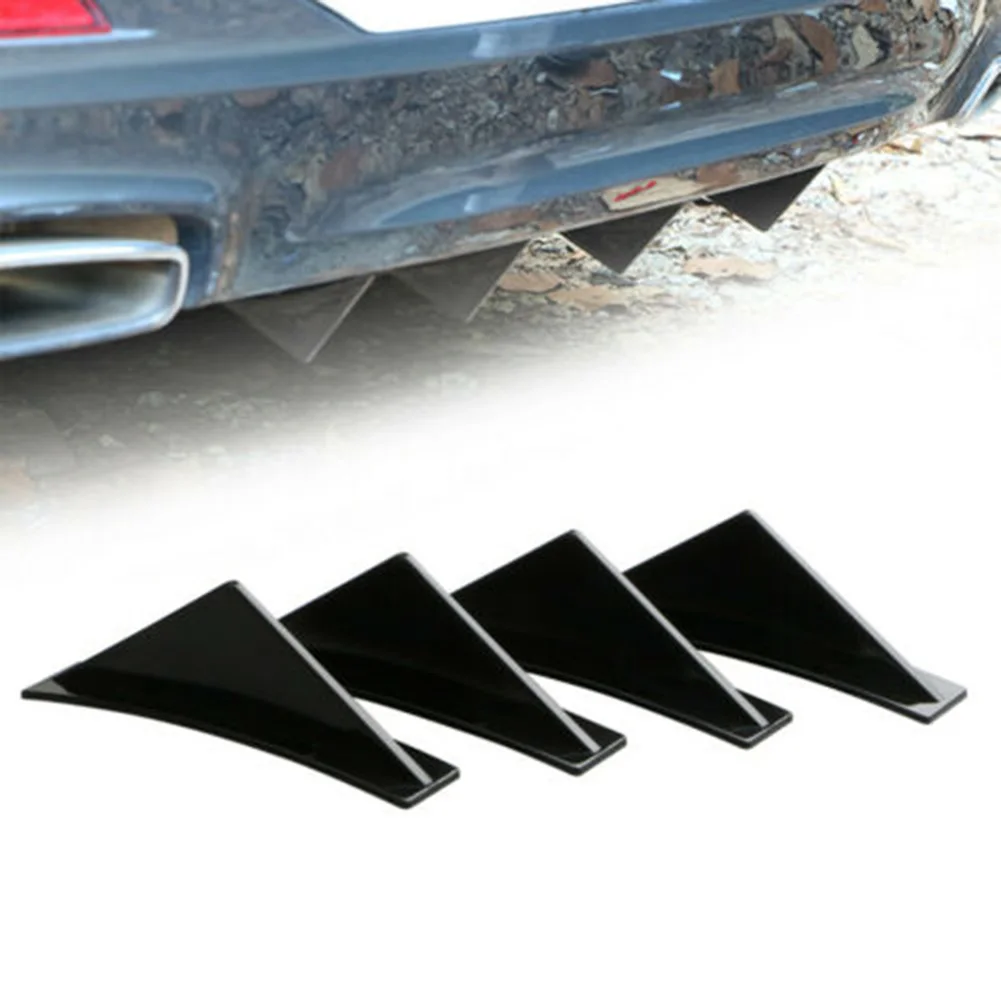 4x автомобильный внедорожник задний бампер диффузор Акулий плавник комплект