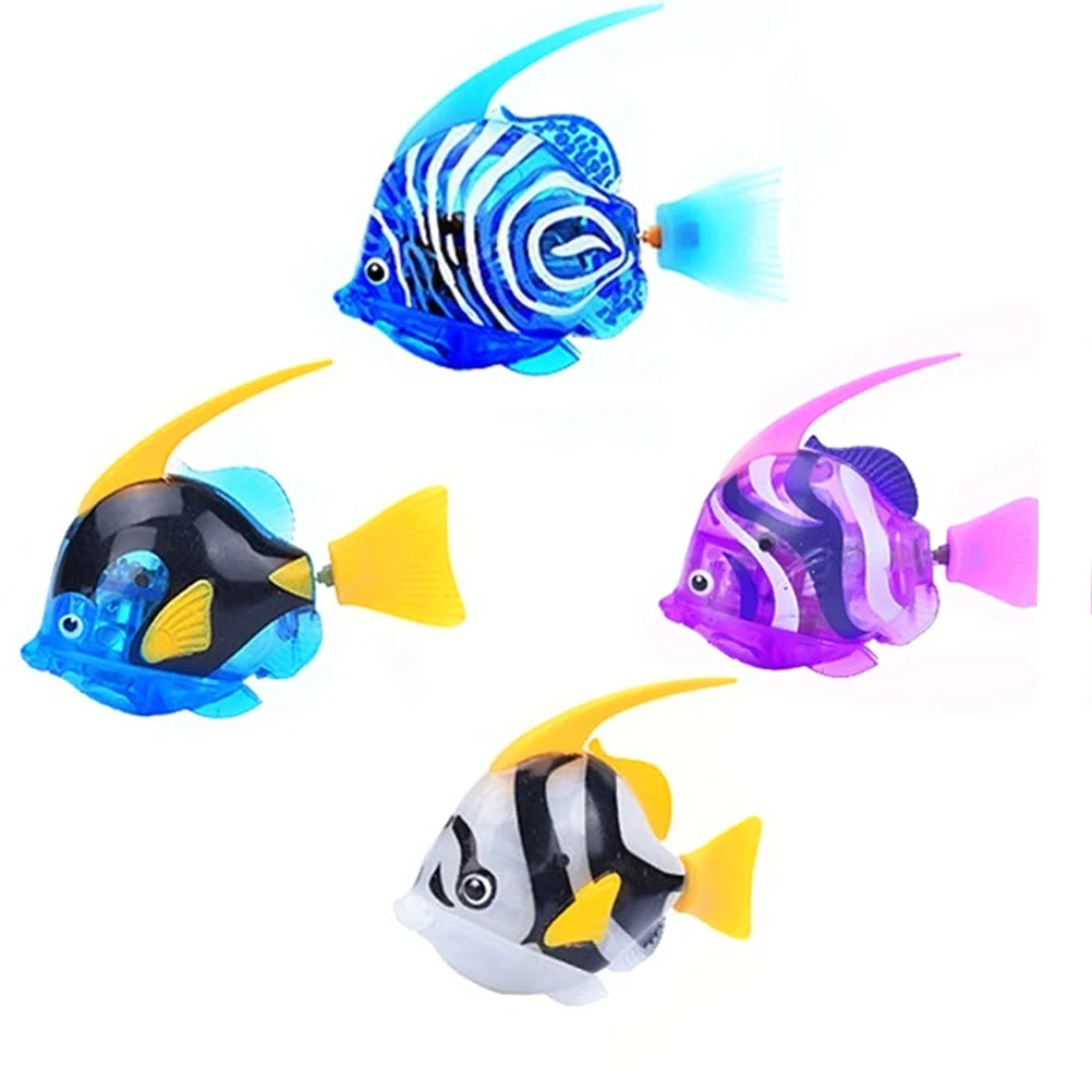 Bath Toys Attractive Swimming Robot Fish Activated In Water Electronic Fun Funny Gadgets Interesting Toys Kids Gift#40
