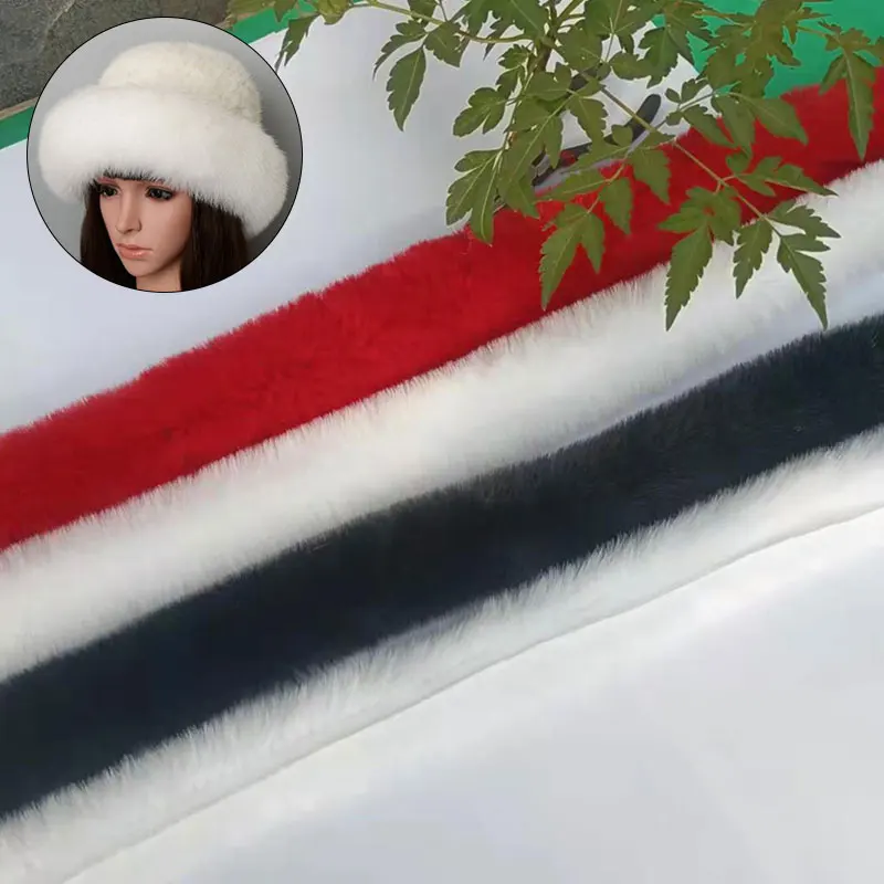 

Artificial Fur Strip Home Decoration Clothing Accessories Solid Color Artificial Fur Strip Footwear Accessories Soft Practical