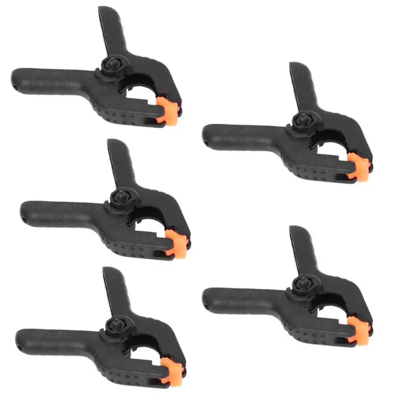 Orange 5pcs 10 шт. фоновый зажим 2 дюйма 5 шт. светильник для фотосъемки фоновая подставка держатель зажимы фоновые Зажимы Peg аксессуары для фотостудии - Цвет: Orange 5pcs