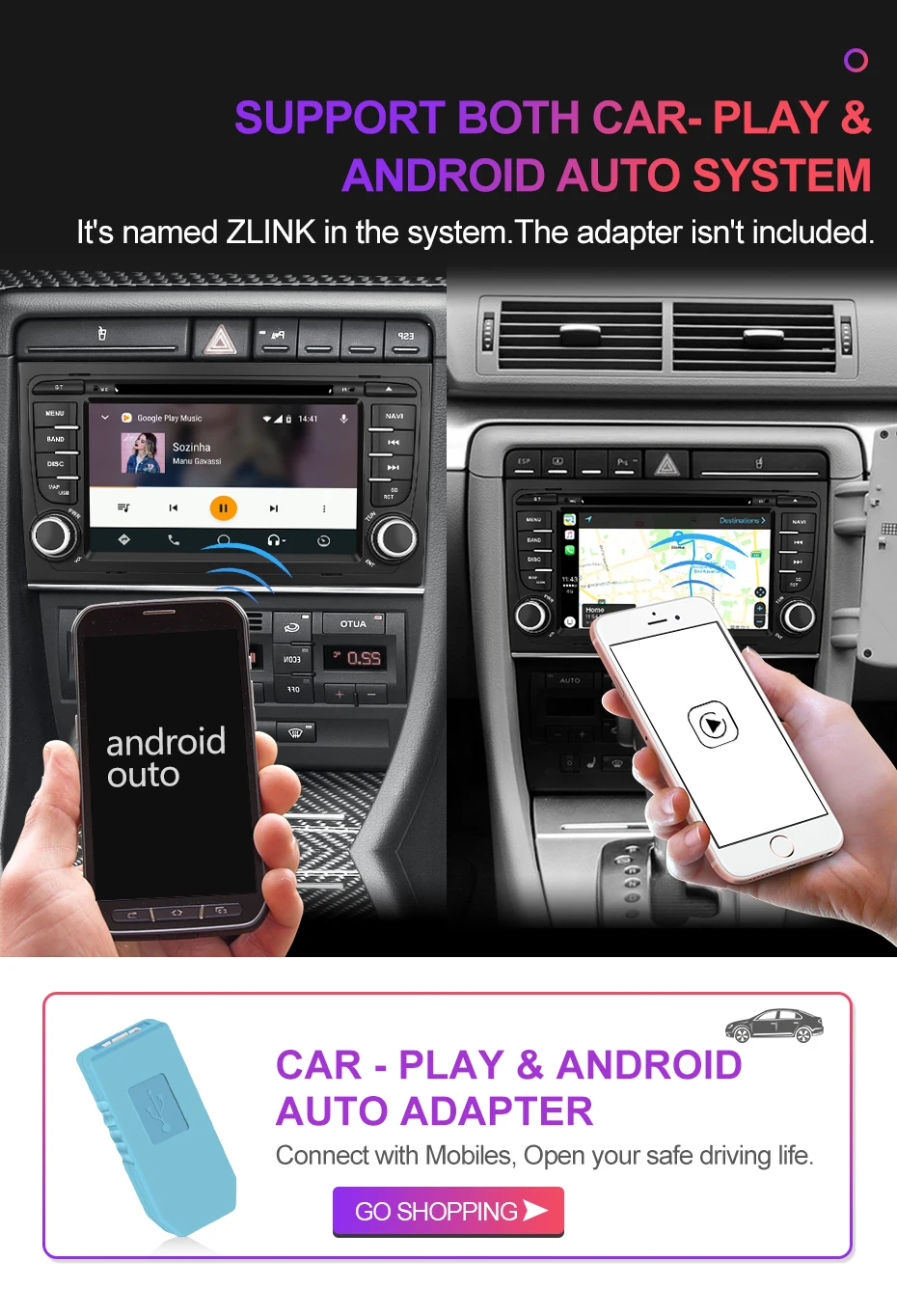 Isudar 2 Din Авто Радио Android 9 для Audi/A4/S4 2002-2008 CANBUS Автомобильный мультимедийный Видео DVD gps Восьмиядерный rom 32G USB DVR DSP