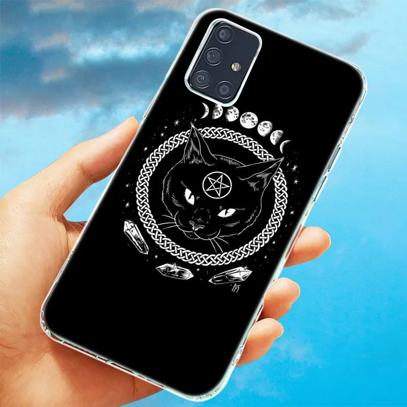 demonic satanic soft case for samsung galaxy a12 a02 a03s a21s a22 a32 a52 a72 a82 quantum 2 s21 plus fe ultra m32 m12 cover free global shipping