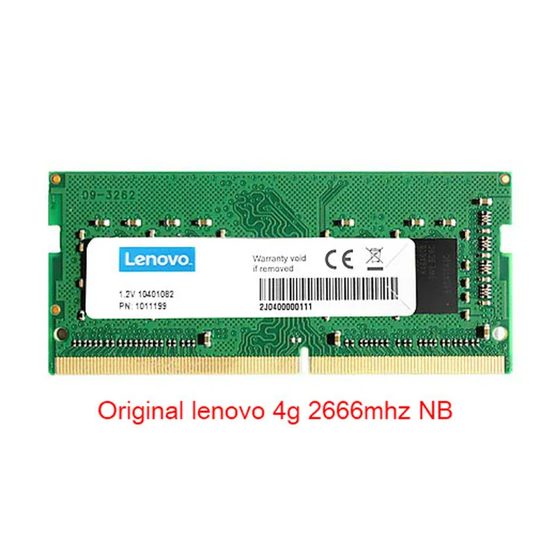 lenovo DDR4 4G карта памяти для ноутбука 2666 Memoria барабанная палочка для ноутбука nb