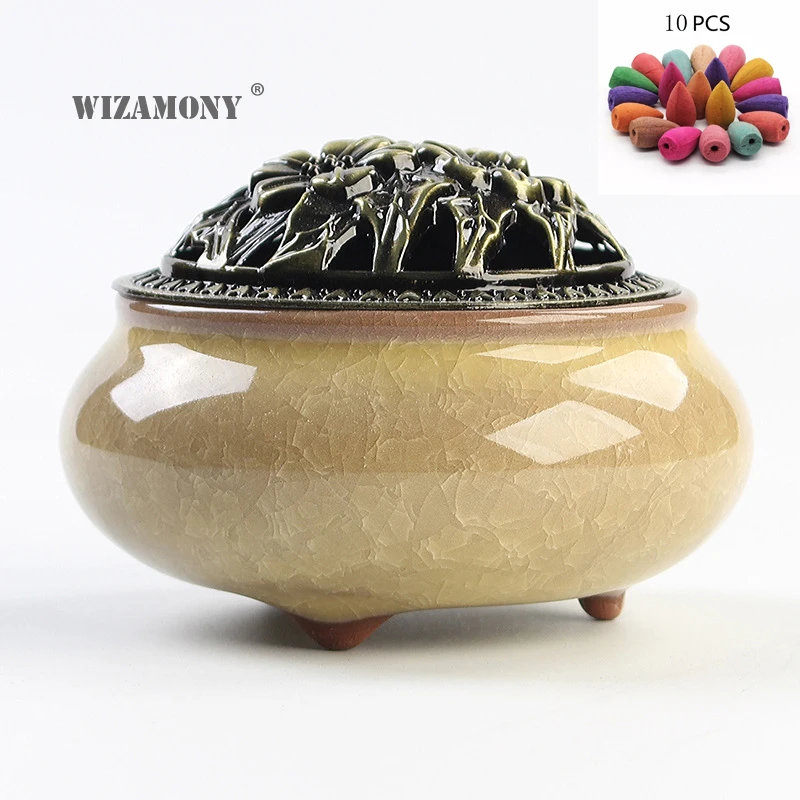 Новое поступление керамическая курильница WIZAMONY сплав мини-курильница из