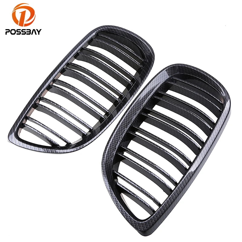 Posbay Передняя широкая решетка для почек грили BMW 3 Series E92 320xd/323i/325d Coupe 2006 2010 пред facelift