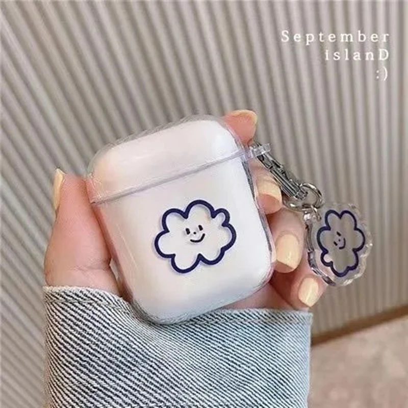 Прозрачный мягкий чехол для airpods i11/i12 защитный bluetooth гарнитуры нового поколения