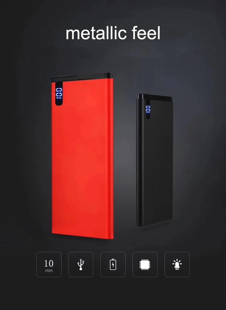 30000 мАч power bank быстрая зарядка тонкий Ультратонкий внешний аккумулятор с двумя usb-портами светодиодный цифровой дисплей портативное зарядное устройство для Xiaomi iPhone huawei
