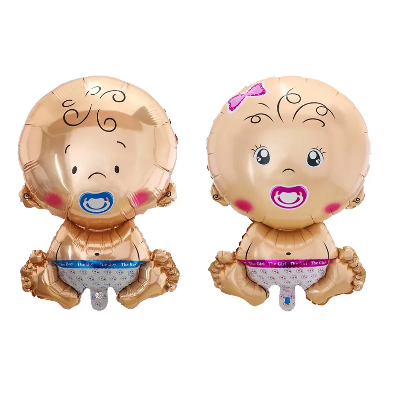 Большой Baby Shower Алюминий шар для мальчиков и девочек праздничные украшения из