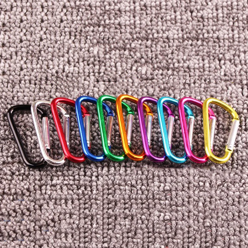10 шт. карабин для скалолазания d-образные пряжки бутылок из алюминиевого сплава