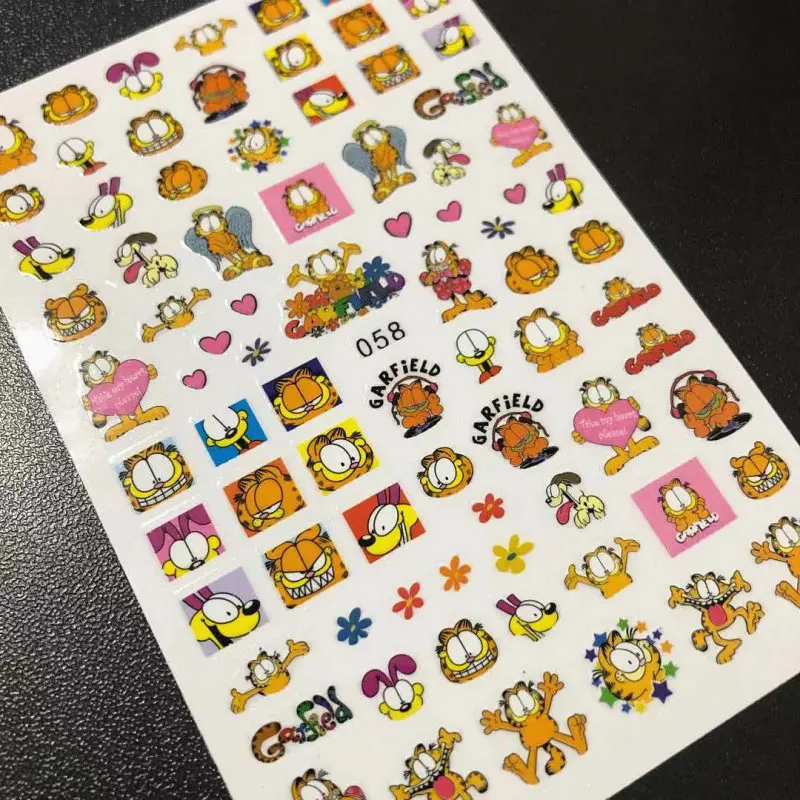 Hanyi серии Сакура цветок HANYI-99 принцесса стикеры 3D на ногти nail Art Наклейка шаблон diy Инструменты для ногтей украшения - Цвет: EB-58