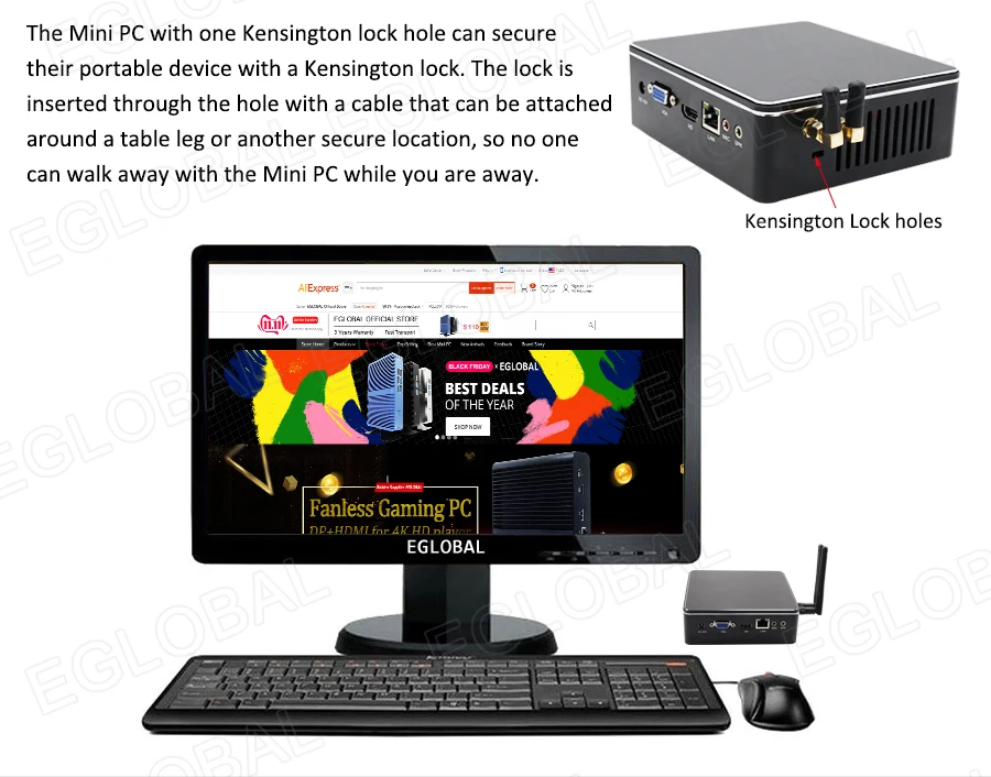 Топ Мини ПК компьютер Intel i5 8250U 4 ядра 8 потоков 6 м кэш Мини ПК Win10 Pro Msata DDR4 16 Гб 4 к HDMI VGA