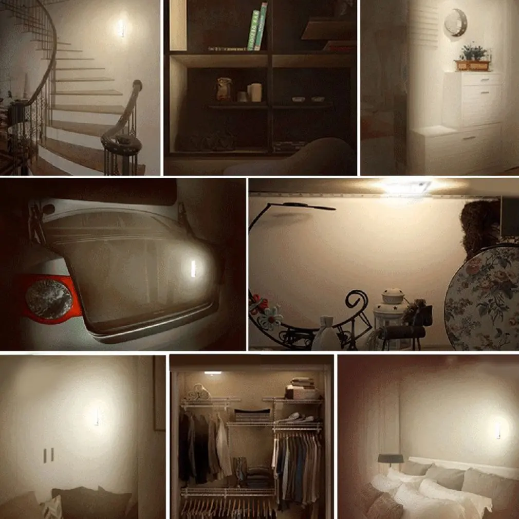 Night Lamp Led Usb Charging Light Study Reading Book Dormitory Cabinet Closet Bar Strip Lighting Drop Shipping | Лампы и освещение