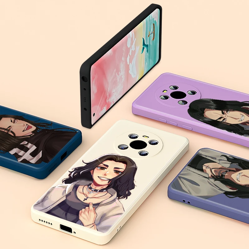 

Venues Keisuke For Huawei Mate 40 30E Honor 50 50 30 20 10X 9S 5G SE Lite Pro Soft Liquid Silicone Phone Case
