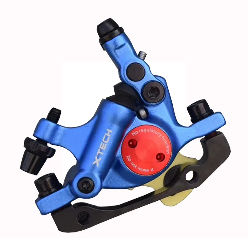 ZOOM MTB линия Тяговая гидравлическая Дисковая тормозная штангенциркуль передний и задний горный велосипед дорожный HB-100 дисковый тормоз - Цвет: blue front