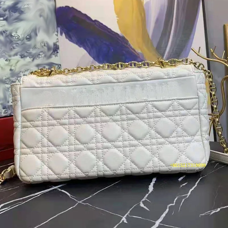 

2021CD Designer Brand Women's Shoulder Bag Large Capacity Women's Handbag Luxury Leather Flap Cross Chain Fashion Bag