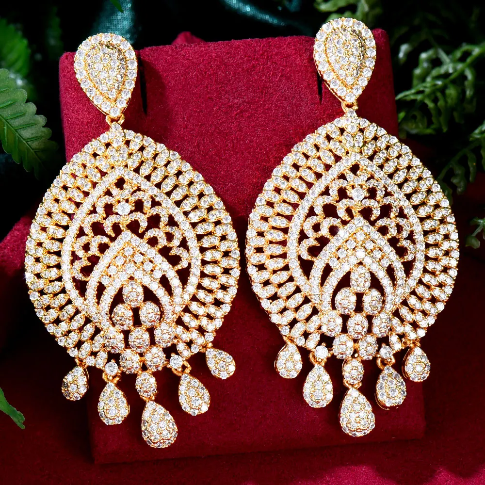 

GODKI Роскошные висячие серьги с каплями рыбы для женщин Свадебные фианиты CZ Дубай Свадебные серьги ювелирные изделия аксессуары 2020