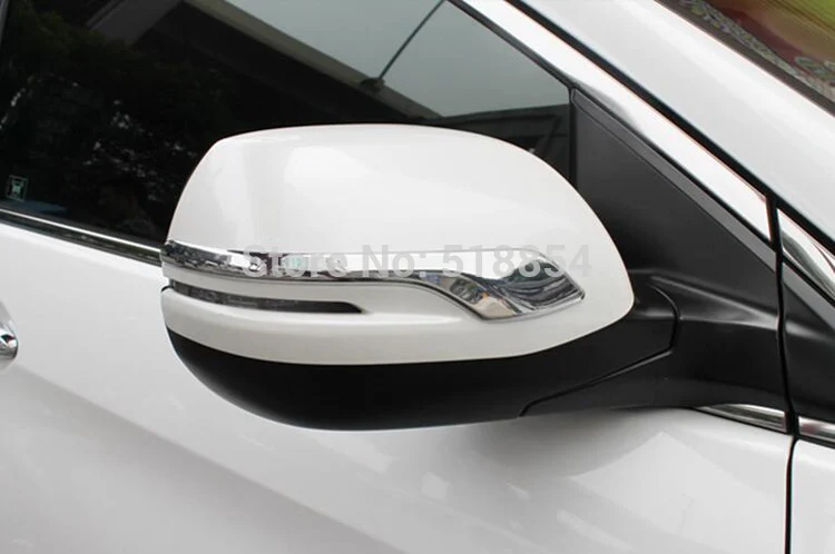 Подходит для 2012 2013 2014 CRV CR-V CHROME боковой молдинговый чехол зеркала заднего вида