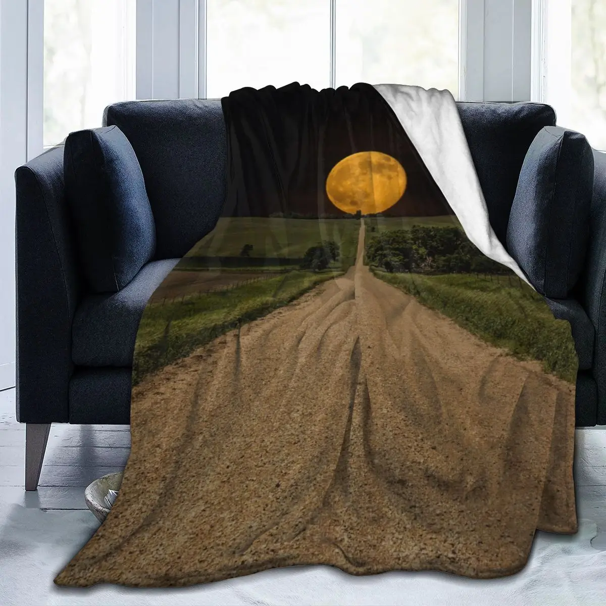 New 3DLandscape Personality Printed Flannel Blanket Sheet Bedding Soft Blanket Bed Cover Home Textile Decoration