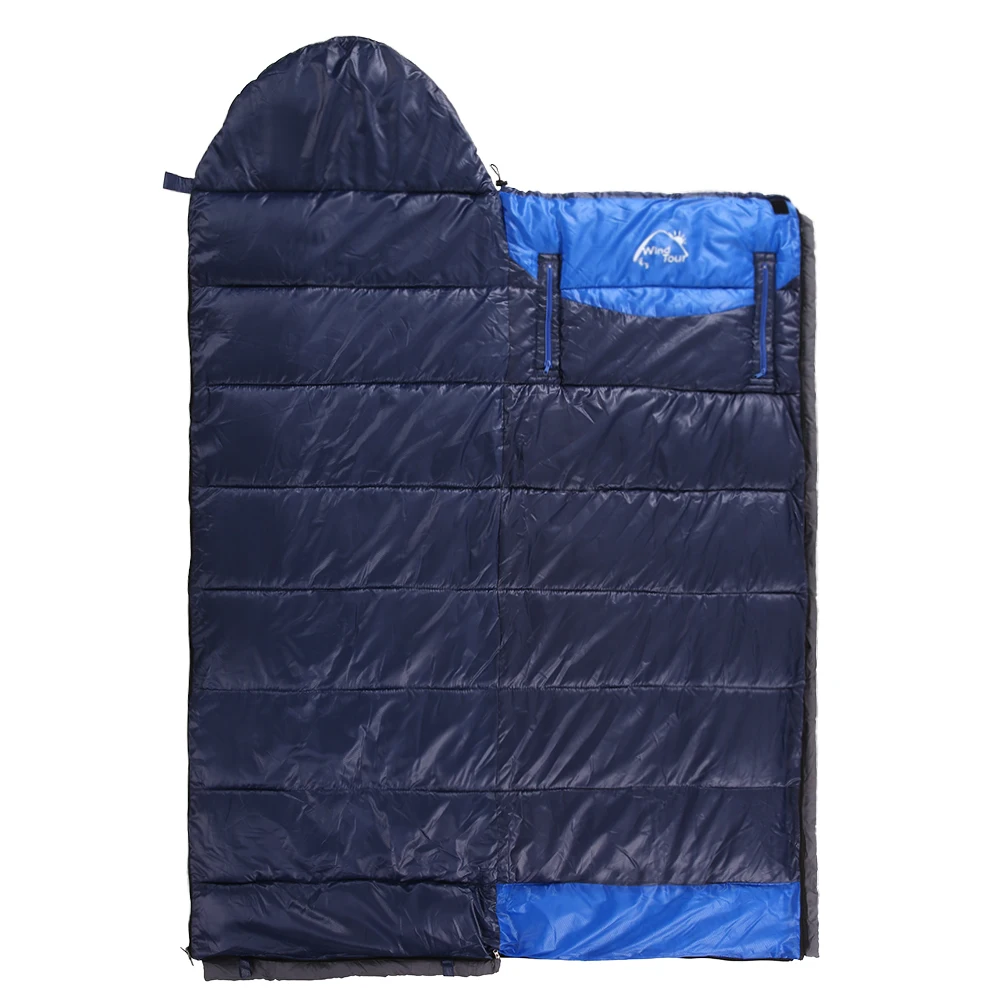 Новый зимний теплый наружный спальный мешок для кемпинга утолщенный хлопковый