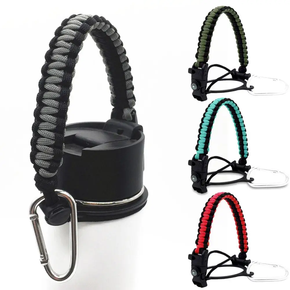 

Outdoor Camping Climbing Cup Handle Survival Strap Water Bottle Carrier Rope Cup Handle Survival Strap Water Bottle Carrier Rope