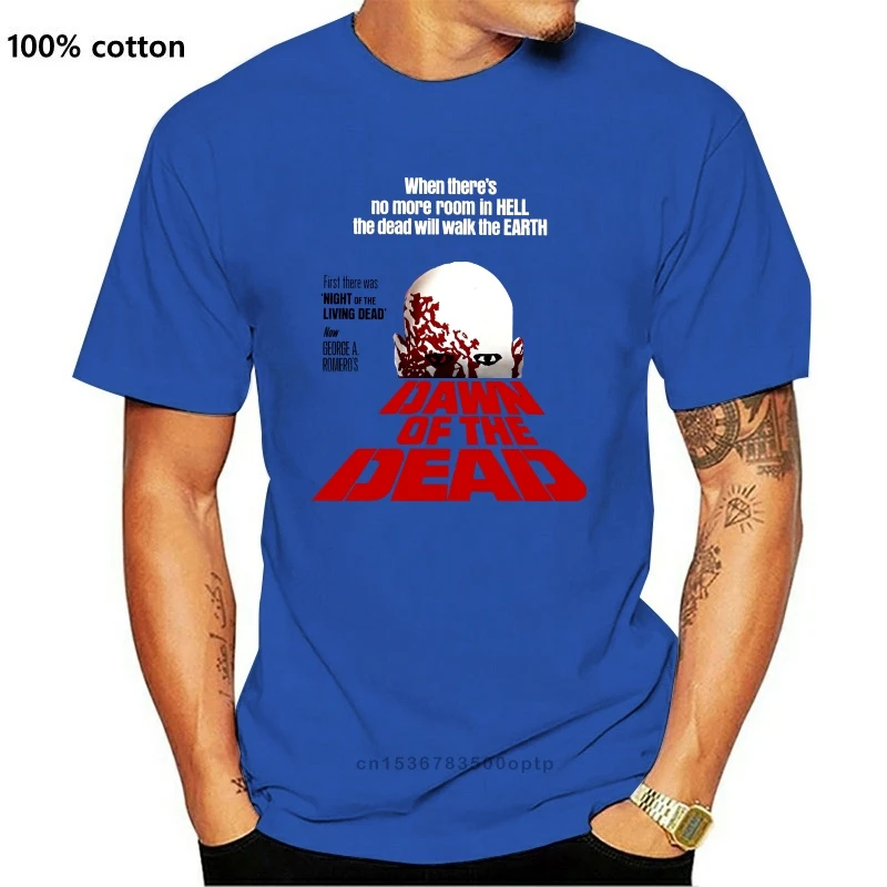 

Dawn Of The Dead V1 Movie Poster 1978 T Shirt Navy Black All Sizes S 4Xl 012389