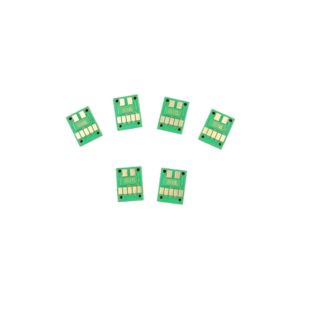 UP PGI 480 CLI 481 PGI-480 CLI-481 PGI480 481 перезаправляемый картридж для hp Canon принтерам PIXMA TR7540 TR8540 TS8140 TS6140 TS9140 - Цвет: 6 colors  chips