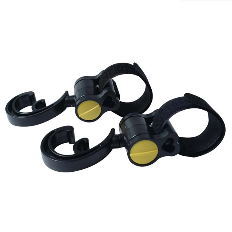 Juego de ganchos para cochecito de beb&eacute;, colgador duradero para bolsa de beb&eacute;, ganchos giratorios de 360 grados, accesorios para carrito, organizador de cochecito, 2 unids/set-3