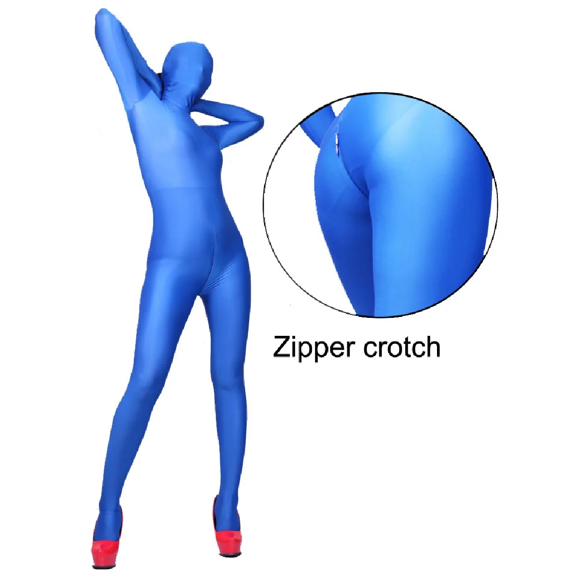 Сексуальное боди для косплея прозрачное с открытой промежностью не нужно