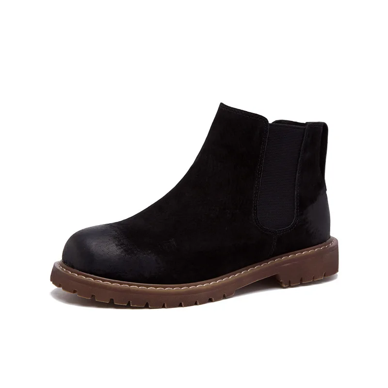 

Woman Short Boots Flat Bottom Boots Woman Low Genuine Leather Woman Boots Boots Boots