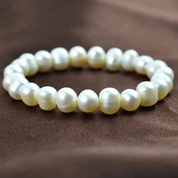 2019 new style natural freshwater pearl bracelet silver white fashion womans bangle birthday party gift