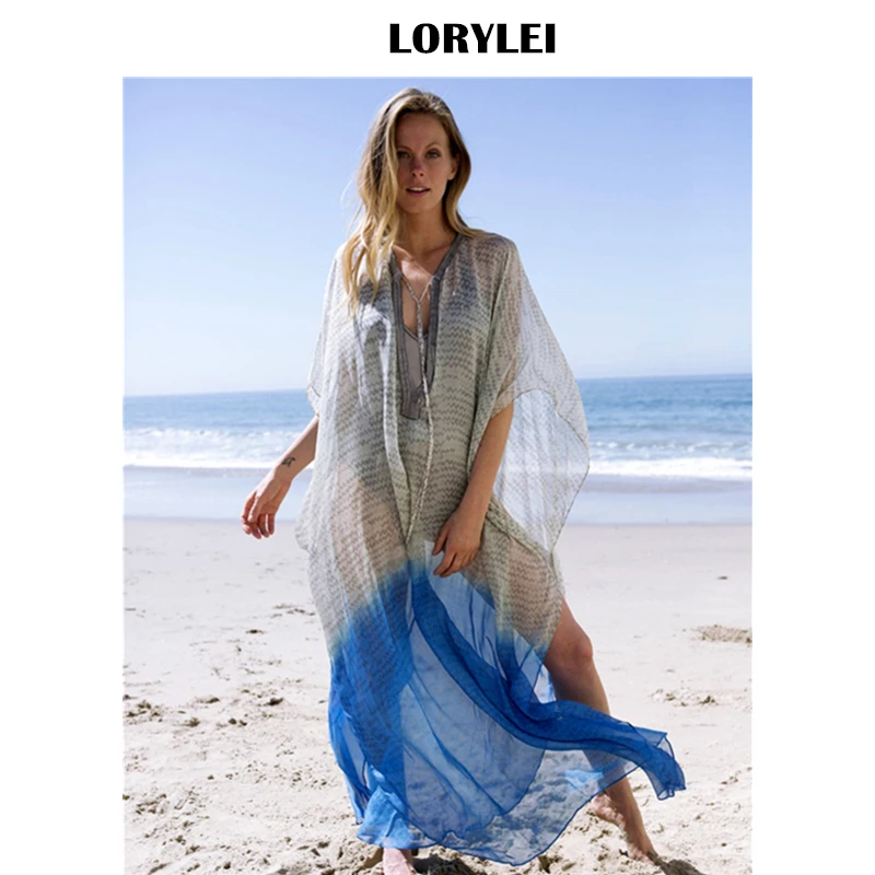 2021 сексуальная прозрачная v образным Вырезом Летучие мыши рукав сбоку Разделение