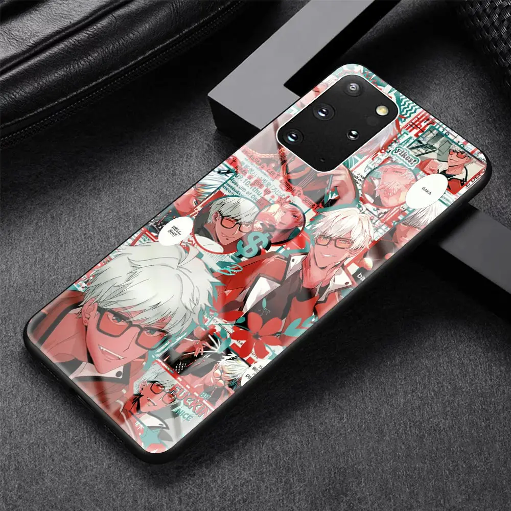 

Case For Samsung Galaxy S10 Lite S20 Ultra FE S9 S8 Plus S10e A71 A51 A50 Tempered Glass Phone Cover mammon obey me fanart