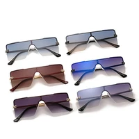rimless sunglasses for men and women square purple green grey sunglasses driver goggles gradient car accessories