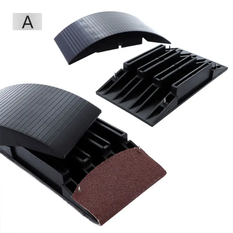 

Multipurpose Sandpaper Holder Rubber/Plastic Sanding Block Pad Removable Back Handheld Polishing Power Tools Accessories