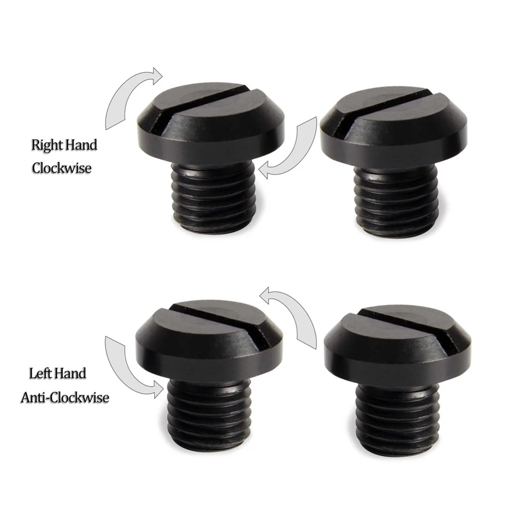 

4pcs Anodize Surface Fastener Mirror Hole Plug Easy Install Solid Durable Universal Aluminum Alloy M10 Replacement Parts