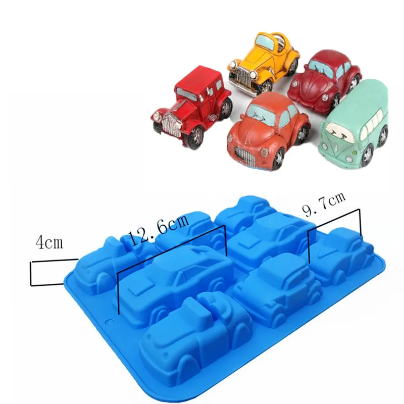 1 шт. форма автомобиля помадка для украшения торта инструменты шоколадной